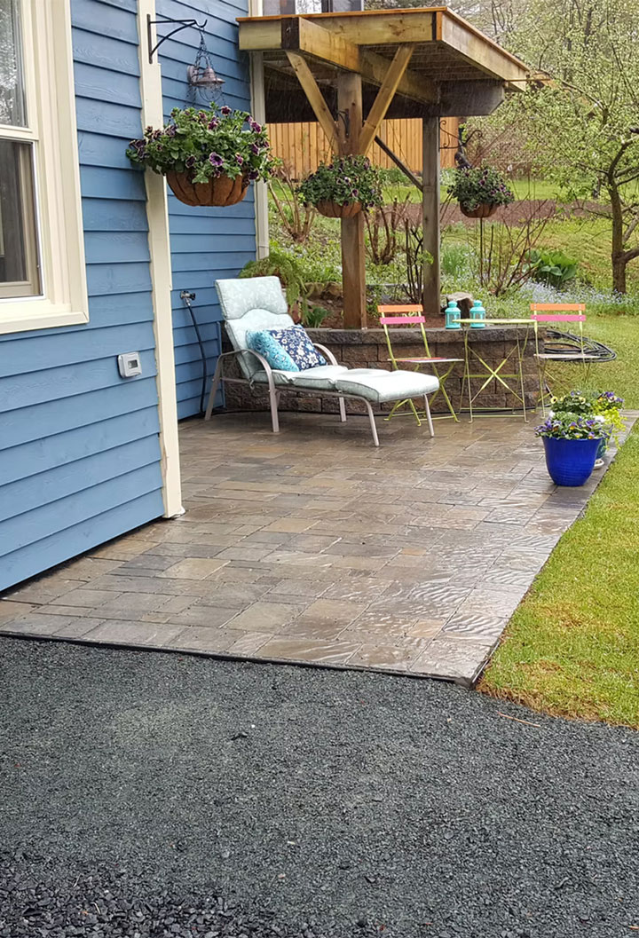 Custom backyard landscaping