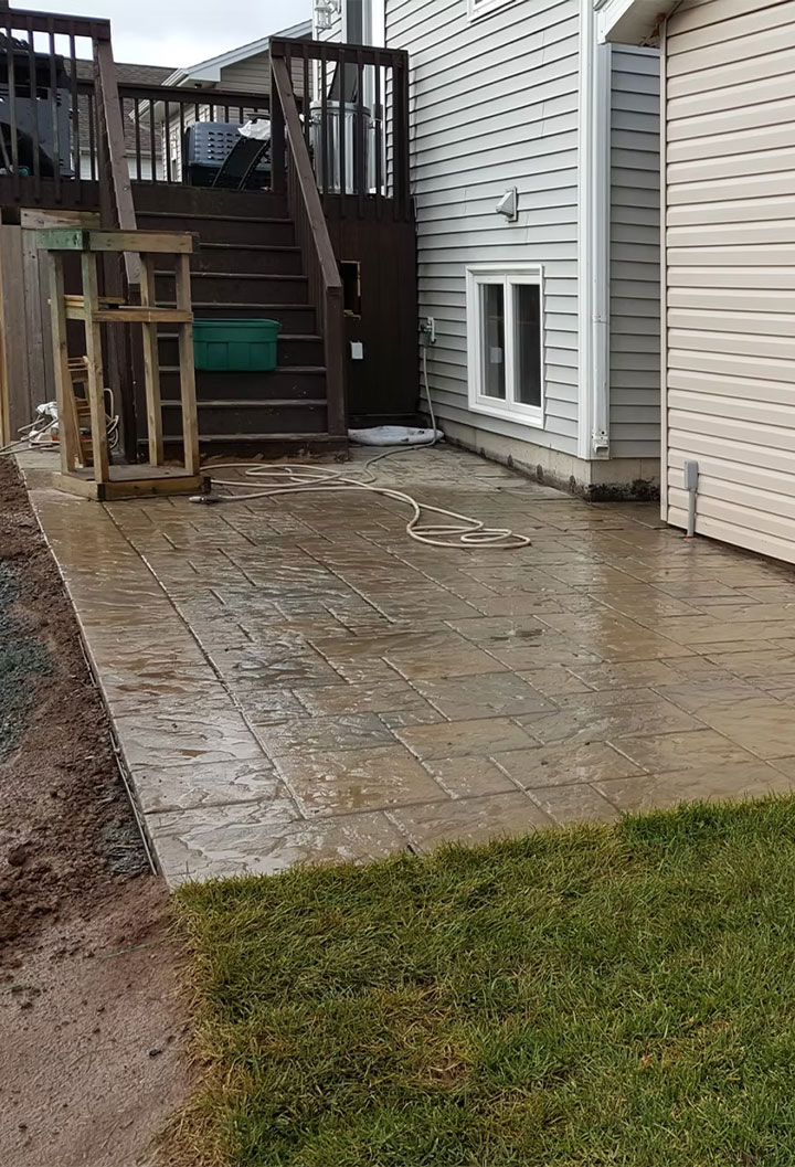 Custom backyard landscaping