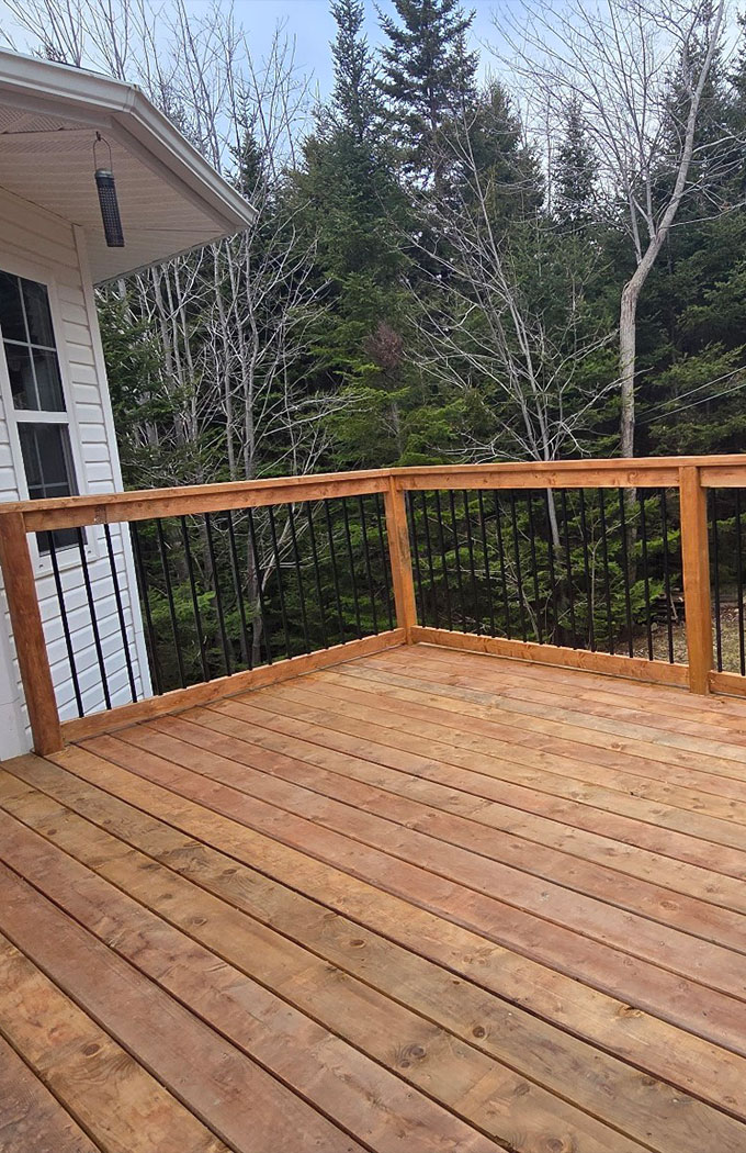Deck and fence construction